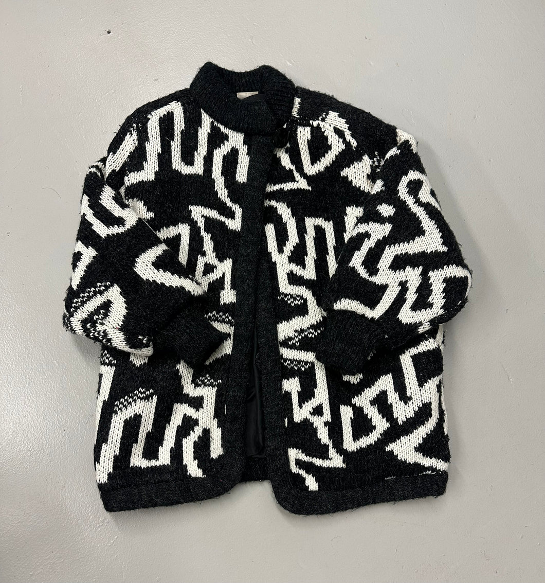 Insulated Abstract Sweater